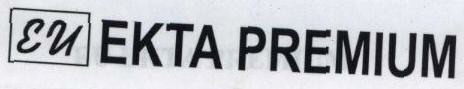 Ekta Premium With Label Device mark 1732567 Trademark