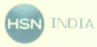 Hsn India (label) Device mark 1618687 Trademark