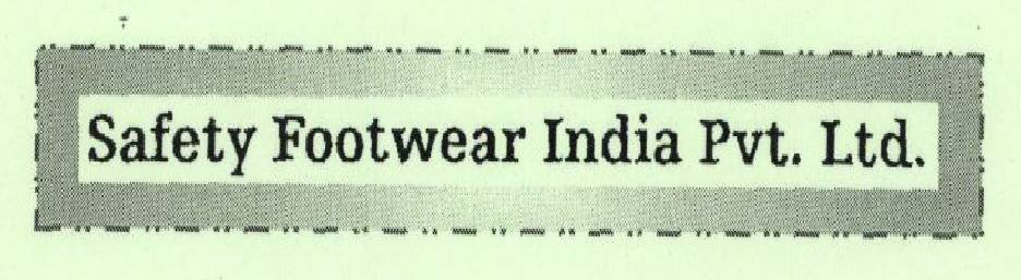 Safety Footwear India Pvt. Ltd. Device mark 1552235 Trademark
