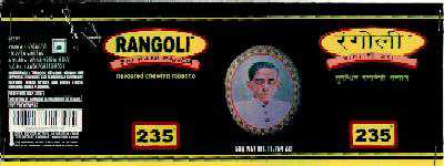Rangoli Zafrani Zarda, Label Device mark 1371485 Trademark