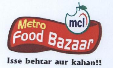 Metro Food Bazaar With Label Device mark 1705242 Trademark