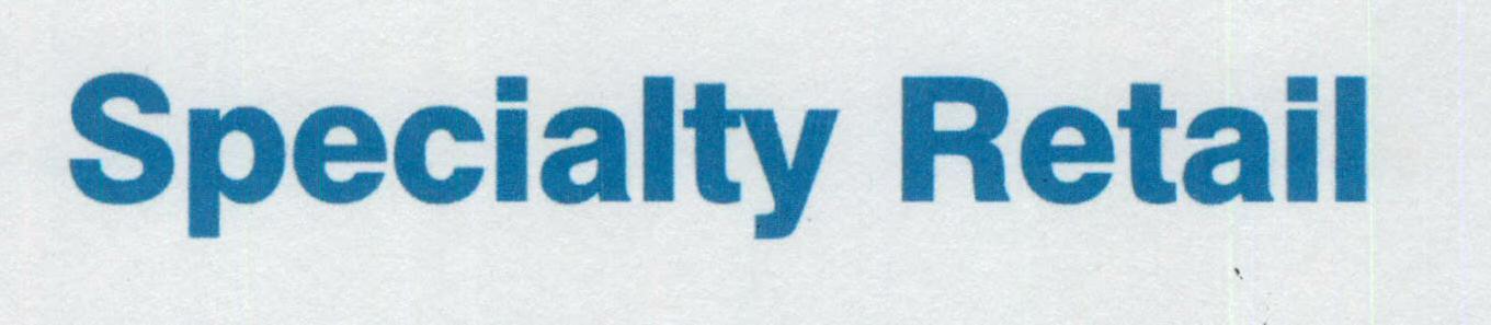 Specialty Retail (letter Written In Special Form) Device mark 1466223 Trademark