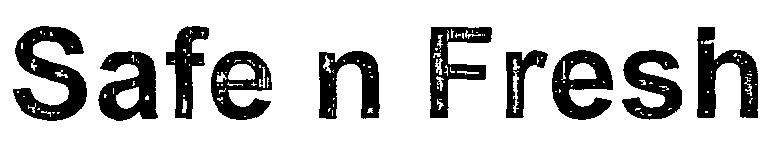 Safe N Fresh (device) Device mark 2264890 Trademark