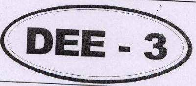 Dee - 3 With Device Device mark 1653365 Trademark