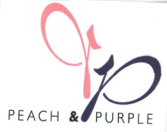 Peach & Purple (label) Device mark 2263568 Trademark
