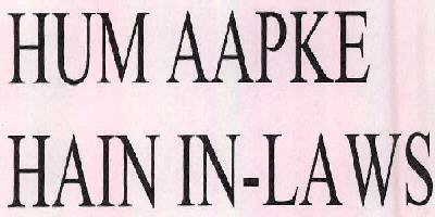Hum Aapke Hain In-laws Device mark 2469415 Trademark