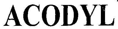 Acodyl (word Mark) Device mark 2659009 Trademark