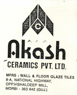 Akash Ceremics Pvt. Ltd. Label Device mark 783086 Trademark