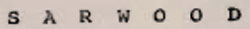 S A R W O O D Device mark 642814 Trademark