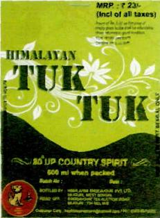 Himalayan Tuk Tuk, Device Of Tree Branch With Leaves & Flowers, Monkey Device mark 2749162 Trademark