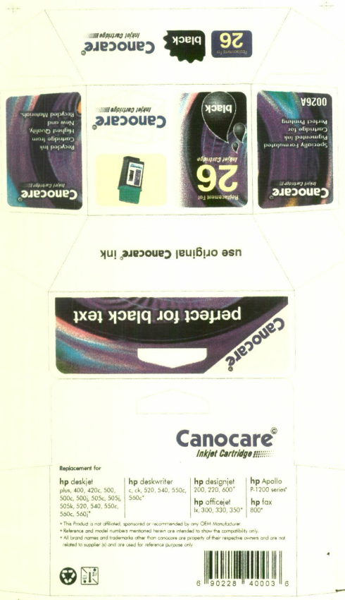 Canocare Device mark 1176284 Trademark