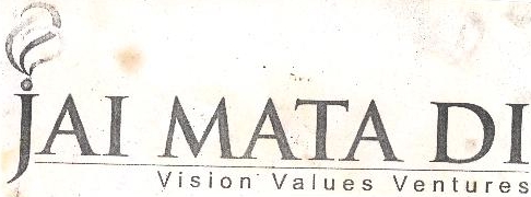 Jai Mata Di (logo) Device mark 1554555 Trademark