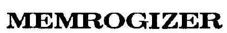 Memrogizer Device mark 1804307 Trademark