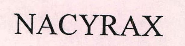 Nacyrax Device mark 2215049 Trademark