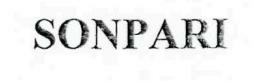 Sonpari Device mark 2581532 Trademark