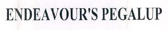 Endeavour's Pegalup Device mark 2684335 Trademark