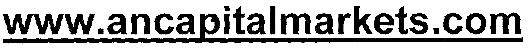 Www.ancapitalmarkets.com Device mark 2189987 Trademark