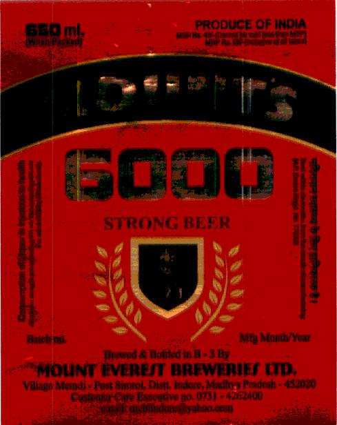 Mount`s 6000 Device mark 1908229 Trademark