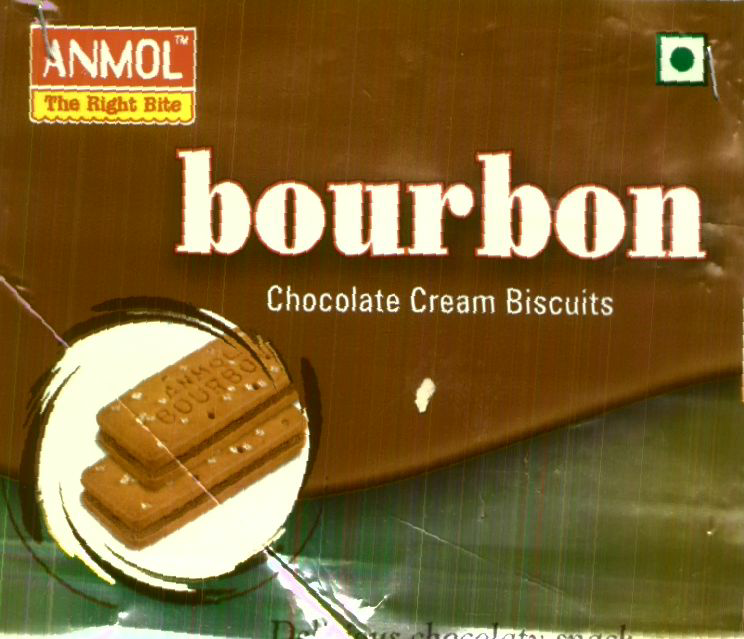 Bourbon Chocolate Cream Biscuits ( Label) Device mark 1440513 Trademark