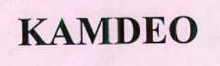 Kamdeo Device mark 2494437 Trademark