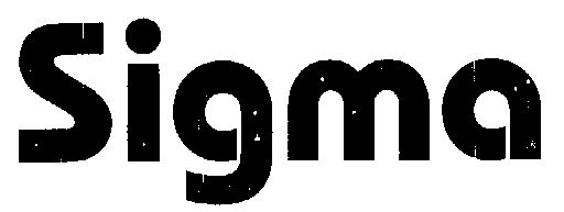 Sigma (letter Written In Heavy Character) Device mark 1492670 Trademark