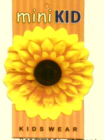 Mini Kid, Sunflower De. Device mark 1497555 Trademark