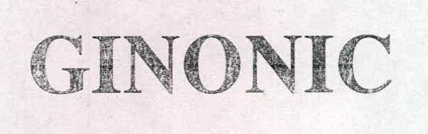 Ginonic Device mark 2236311 Trademark