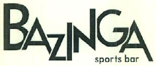Bazinga Sports Bar Device mark 2905433 Trademark