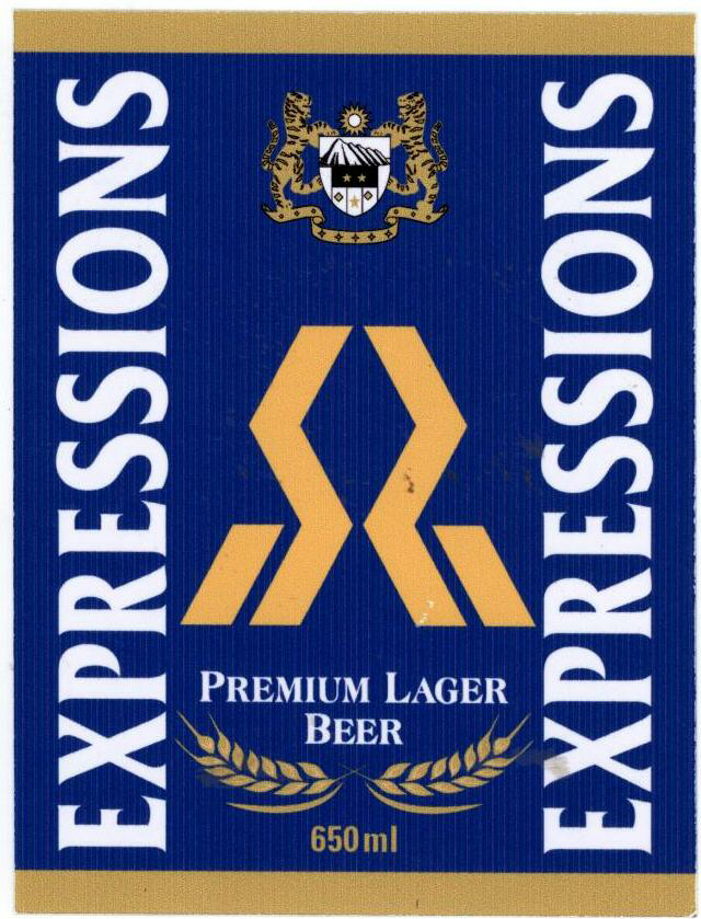 Expressions Premium Lager Beer With Label Device mark 1471751 Trademark