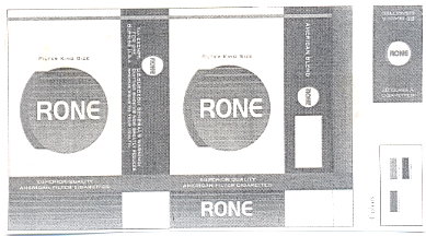 Rone ( Label) Device mark 1313180 Trademark