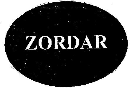 Zordar (label) Device mark 2317663 Trademark