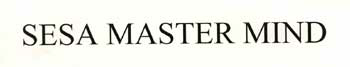 Sesa Master Mind Device mark 2083952 Trademark