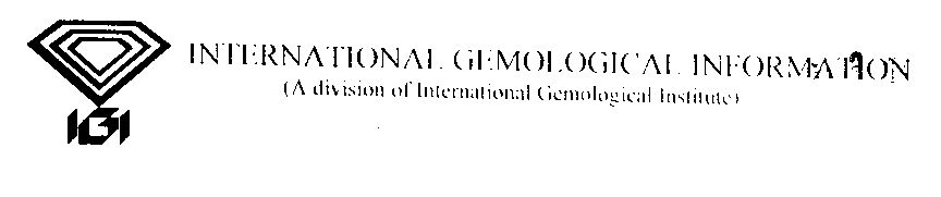 Igi (device Of Diamond) International Gemological Information Device mark 1241008 Trademark