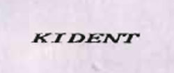 Kident Device mark 1021124 Trademark