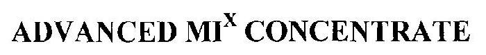 Advanced Mix Concentrate Device mark 2762068 Trademark