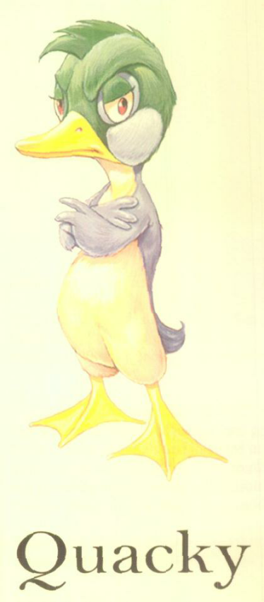 Quacky (device Of Animal) Device mark 1622558 Trademark