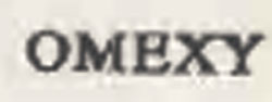 Omexy Device mark 772981 Trademark