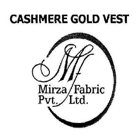 Cashmere Gold Vest Device mark 1802114 Trademark