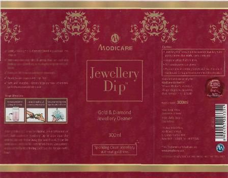 Modicare Jewellery Dip (label) Device mark 2205089 Trademark