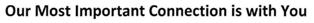 Our Most Important Connection Is With You Device mark 2410171 Trademark