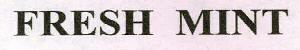 Fresh Mint Device mark 2310639 Trademark