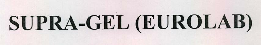 Supra-gel (eurolab) Device mark 2253759 Trademark