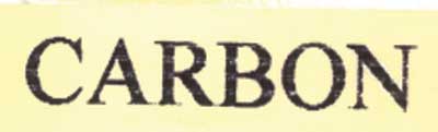 Carbon (label) Device mark 1267836 Trademark