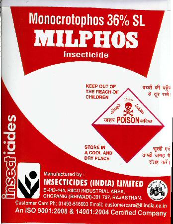 Milphos Insecticide With Lable Device mark 2228606 Trademark