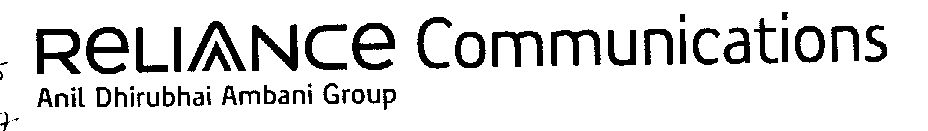 Reliance Communications Anil Dhirubhai Ambani Group (letter Written In Special Form) Device mark 1459776 Trademark