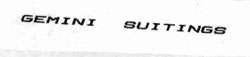 Gemini Suitings Device mark 835775 Trademark