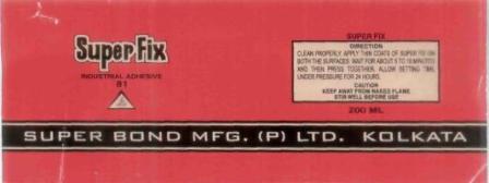 Super Fix (label) Device mark 1400203 Trademark