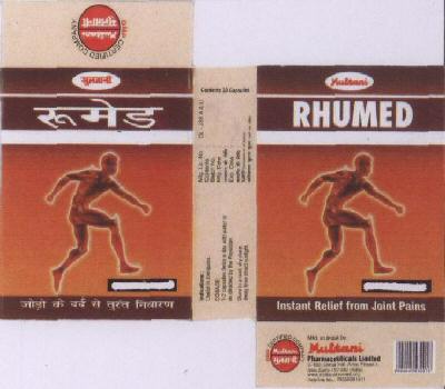 Rhumed With Label Device mark 1769582 Trademark