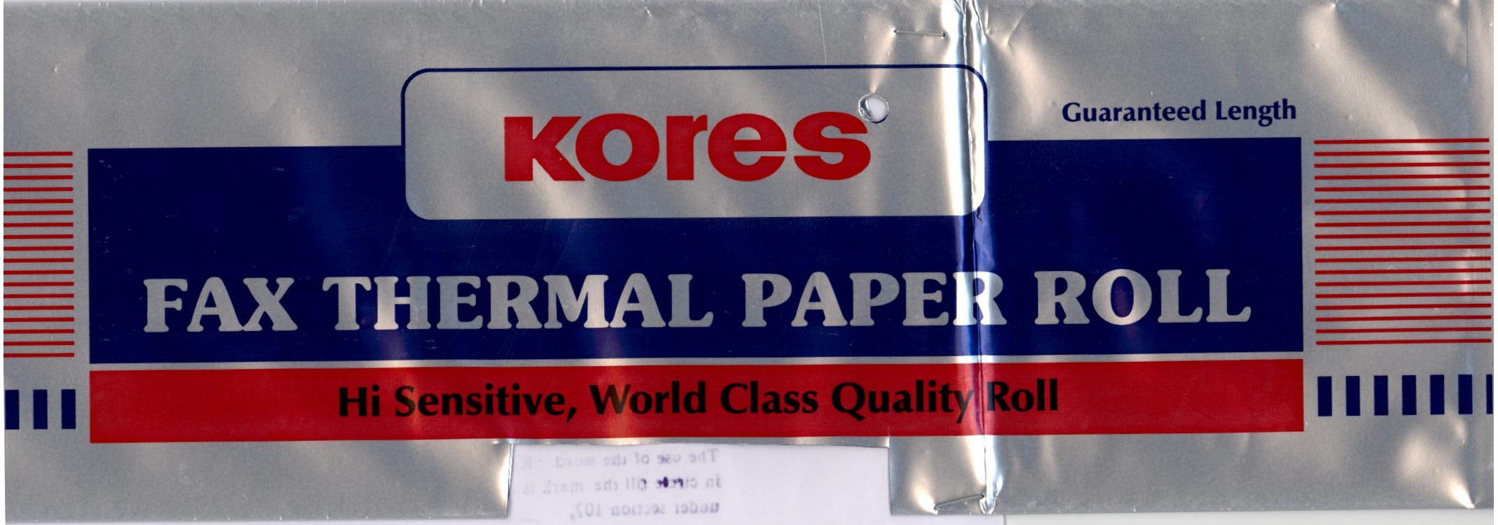 Kores Fax Thermal Paper Roll (device) Device mark 1814360 Trademark