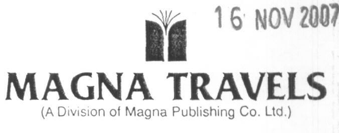 Magna Travels (label) Device mark 1621263 Trademark